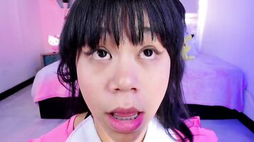 Lila Jordan's roll back eyes