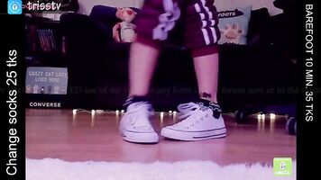 Chaturbating With My New White Converse All Star | Triss2020 on Chaturbate