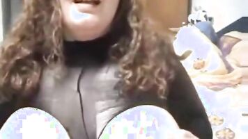 BBW german step mom alone and horny