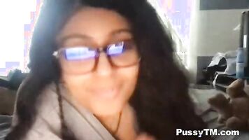 New ebony on webcam want show tits