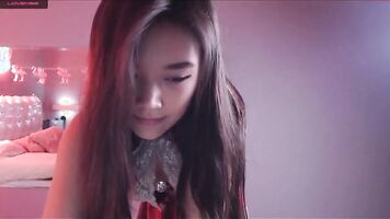 Young Japanese webcam model, Asian pussy, anime