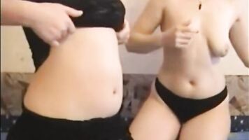 Step Mom and NOT her daughter in front of WebCam