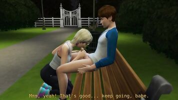 DDSims - Girlfriend shared at park with stranger - Sims 4