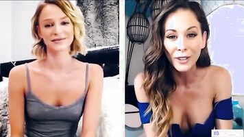 Stepmommy And College Girl Fingerfuck On Webcam